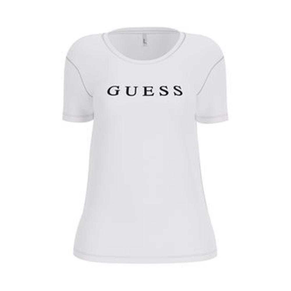 guess t-shirt guess. bianco - foto 1