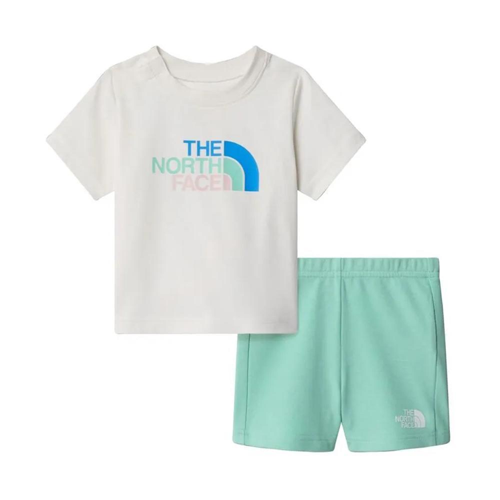 the north face completo the north face. bianco/verde acqua - foto 1