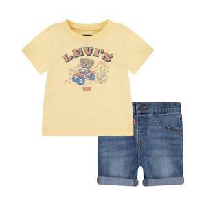 Completo levi's. giallo/denim