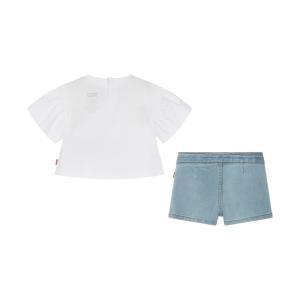 Completo levi's. bianco/denim
