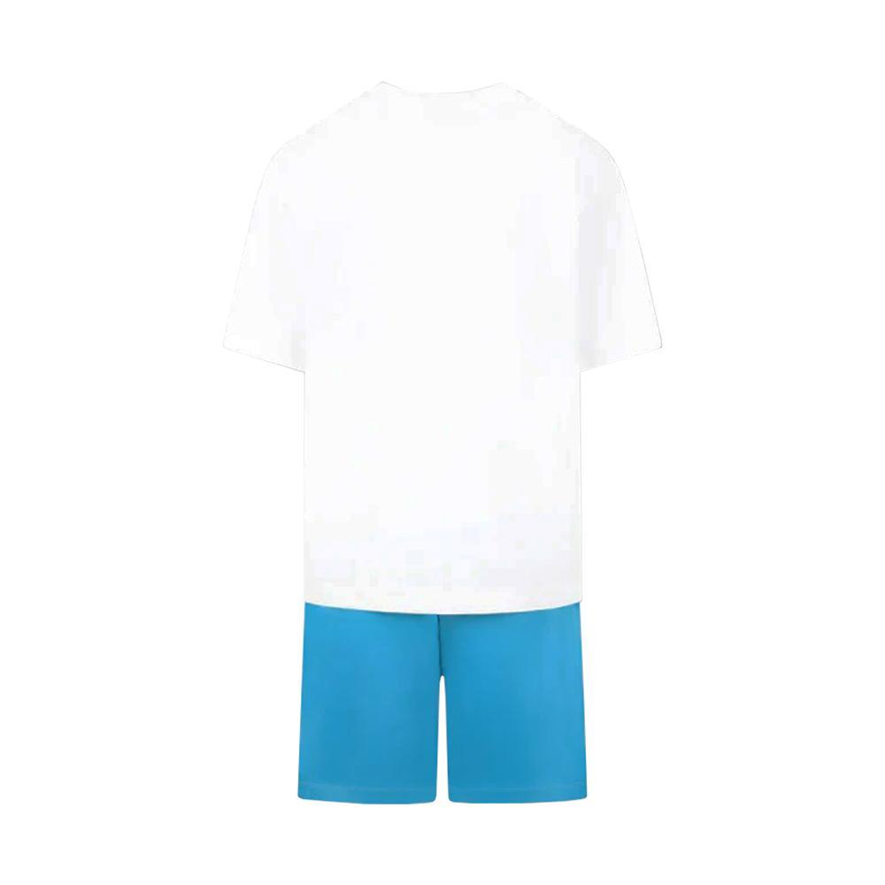 moschino completo moschino. bianco/turchese - foto 2