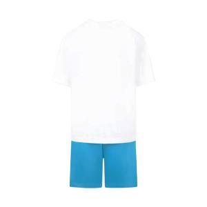 Completo . bianco/turchese