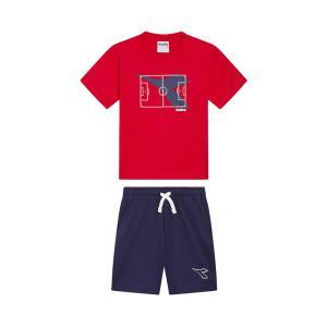 Completo . rosso/blu