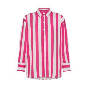 Camicione . bianco/fucsia