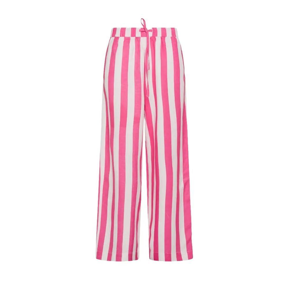 sun68 pantalone sun68. bianco/fucsia - foto 1