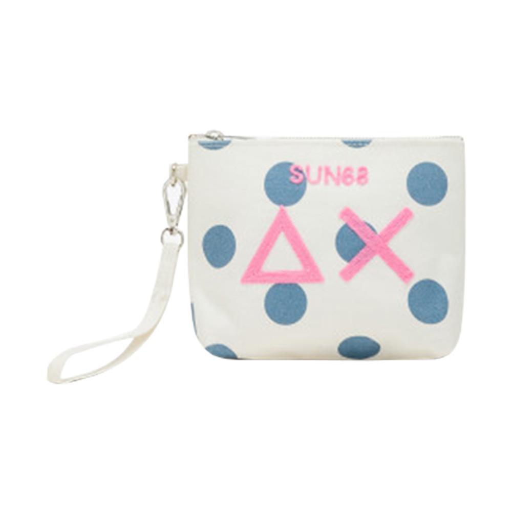 sun68 pochette sun68. bianco/pois - foto 1