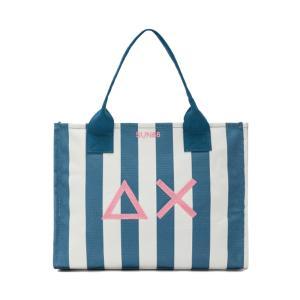 Borsa . bianco/indaco