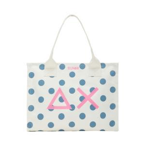 Borsa . bianco pois