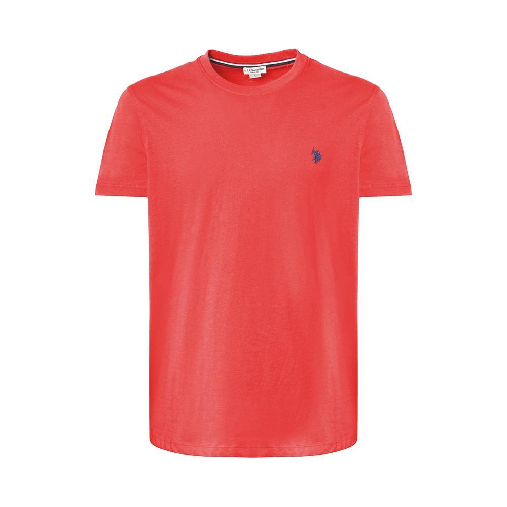 us polo assn a t-shirt u.s. polo assn. rosso corallo - foto 1