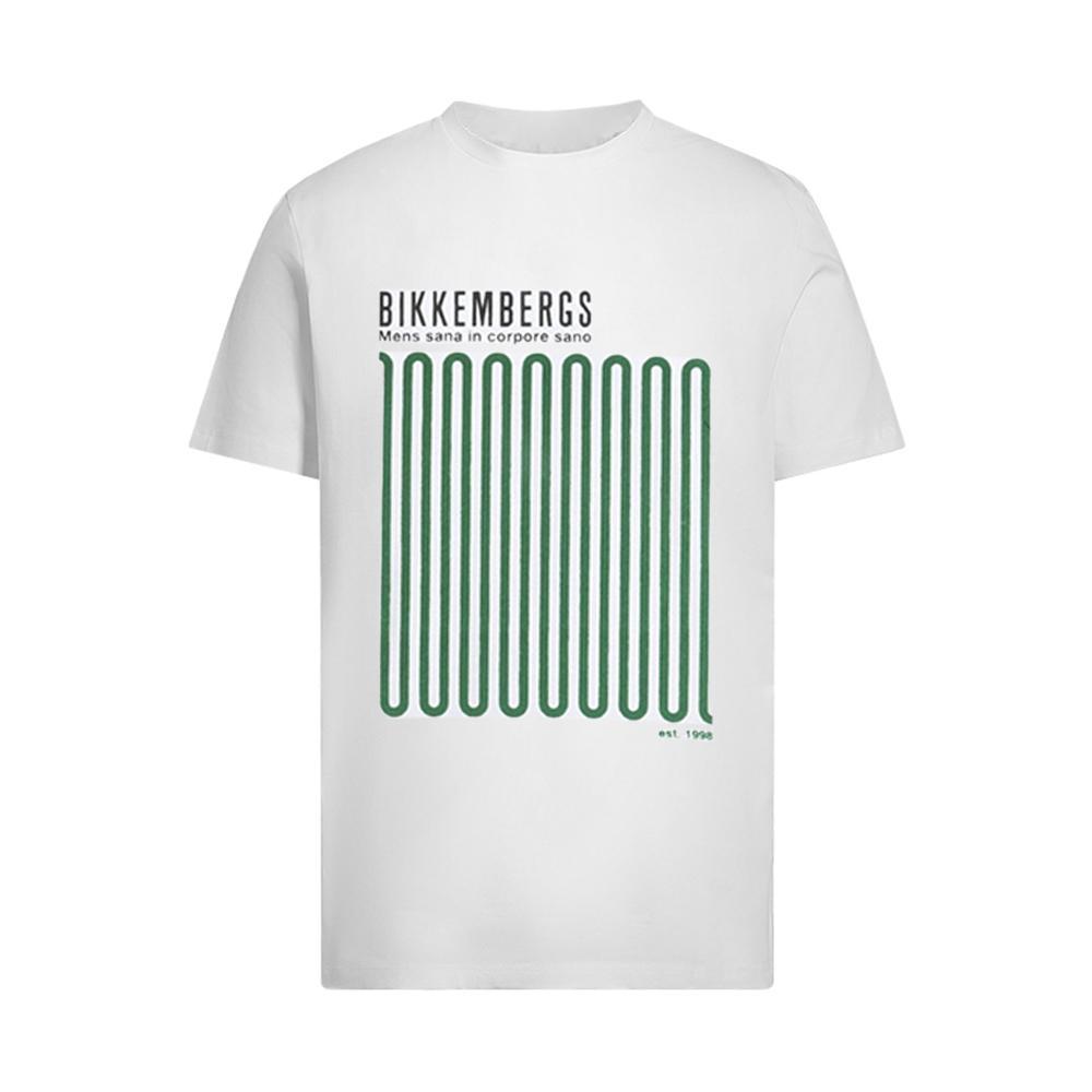 bikkembergs t-shirt bikkembergs. bianco - foto 1