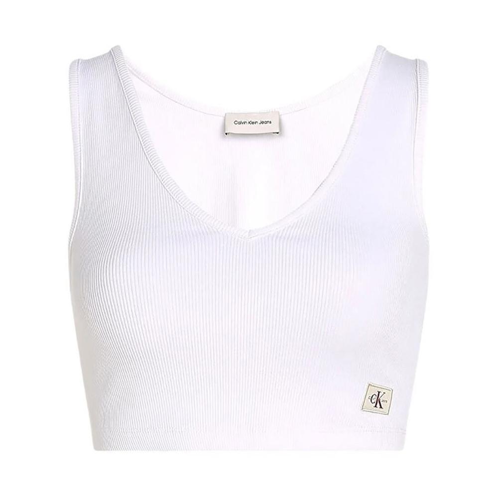 calvin klein canotta calvin klein. bianco - foto 1