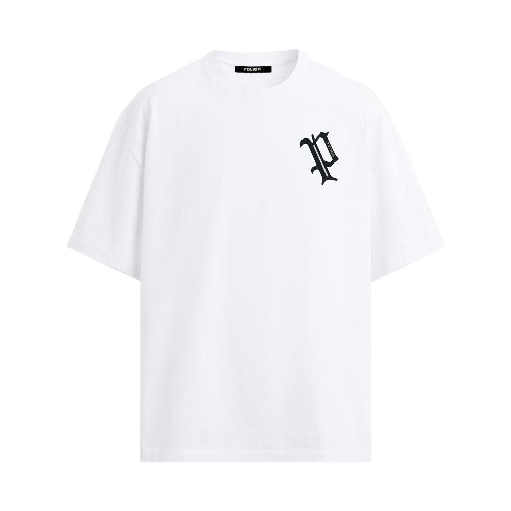 police t-shirt police. bianco - foto 1