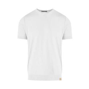 T-shirt censured. bianco