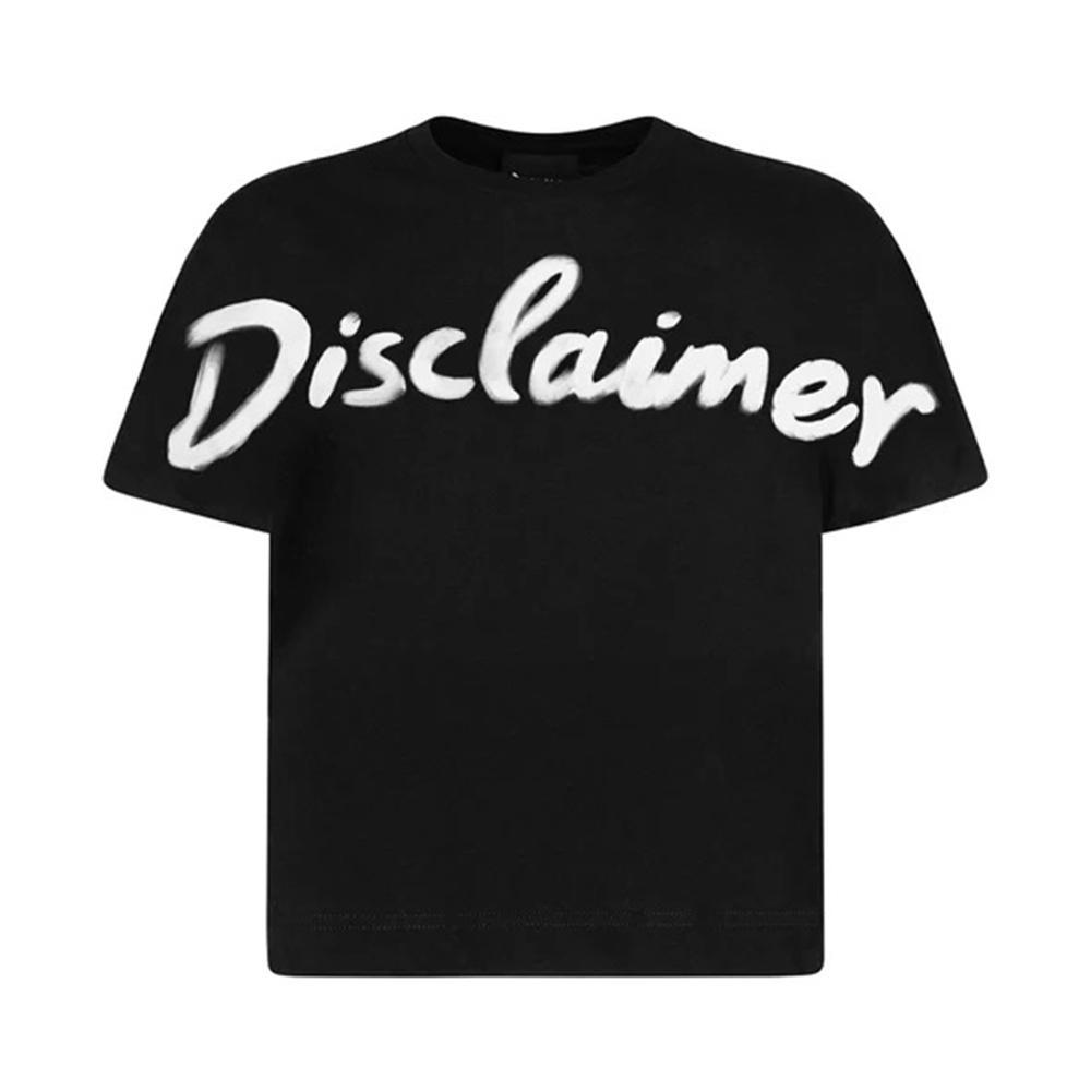 disclaimer t-shirt disclaimer. nero - foto 1