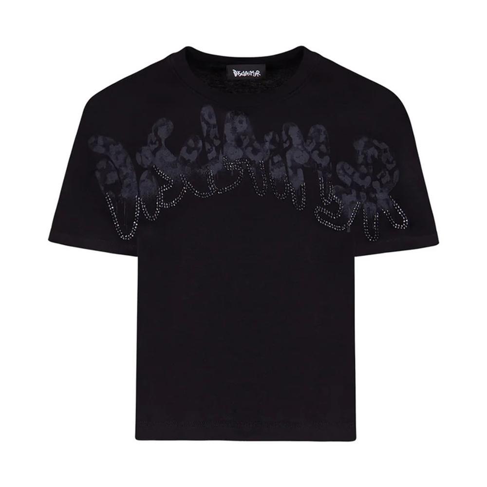 disclaimer t-shirt disclaimer. nero - foto 1