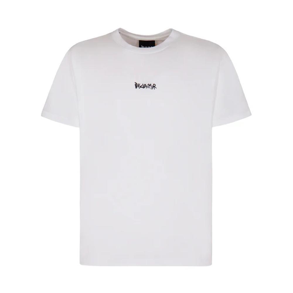 disclaimer t-shirt disclaimer. bianco - foto 1
