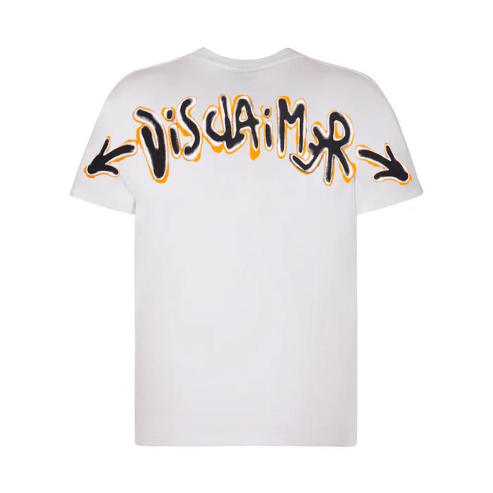 disclaimer t-shirt disclaimer. bianco - foto 2