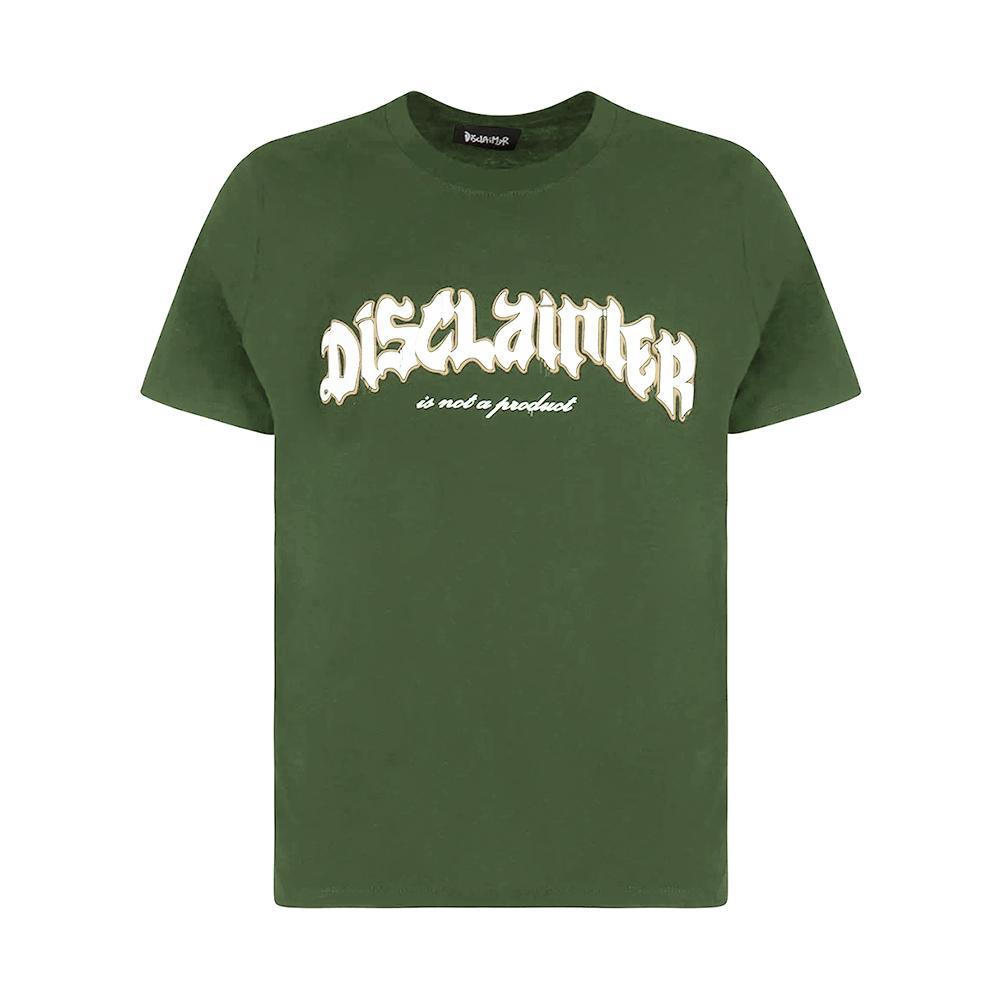 disclaimer t-shirt disclaimer. verde - foto 1