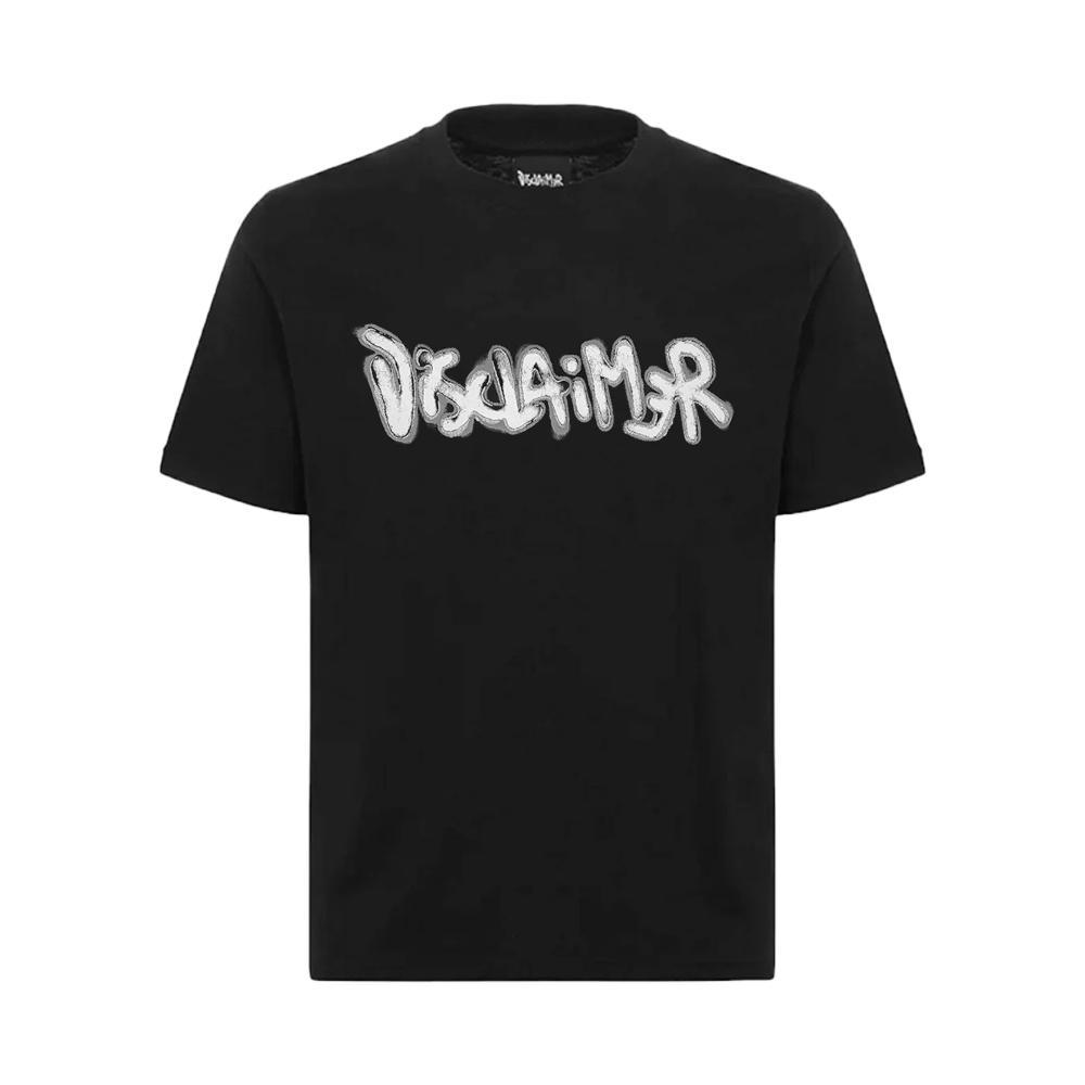 disclaimer t-shirt disclaimer. nero - foto 1