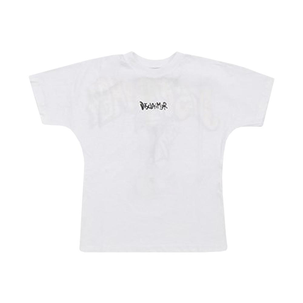 disclaimer t-shirt disclaimer. bianco - foto 1 disclaimer t-shirt disclaimer. bianco - foto 1