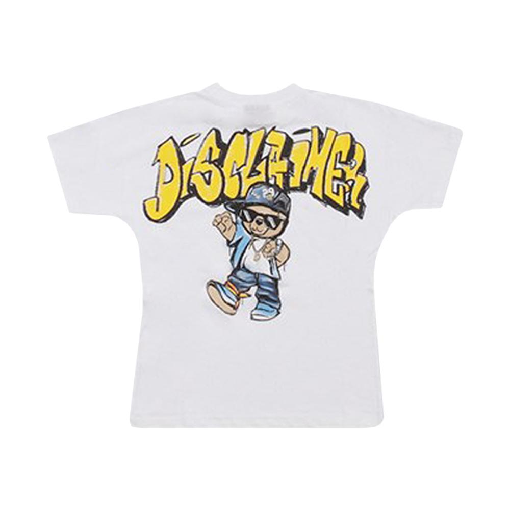 disclaimer t-shirt disclaimer. bianco - foto 2 disclaimer t-shirt disclaimer. bianco - foto 2
