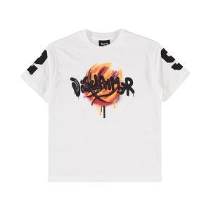 T-shirt dislcaimer. bianco
