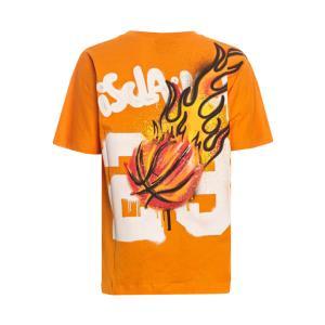T-shirt discaimer. arancio