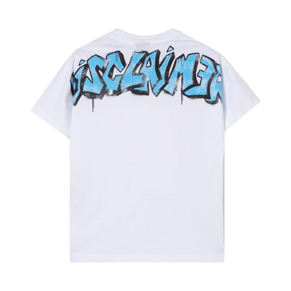 disclaimer t-shirt disclaimer. bianco - foto 2