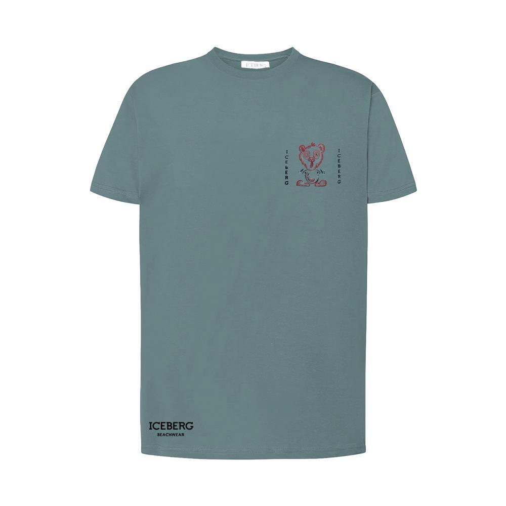 iceberg t-shirt iceberg. verde acqua - foto 1