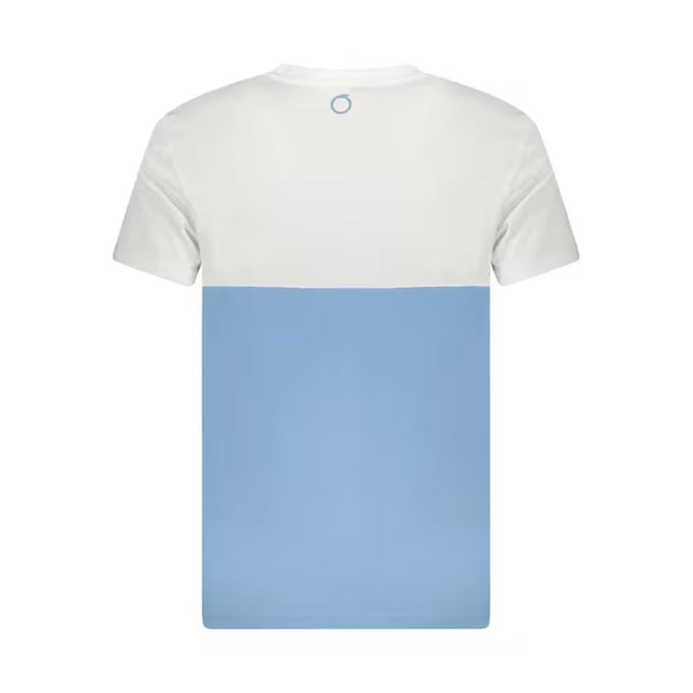 trussardi a t-shirt trussardi. bianco/celeste - foto 2