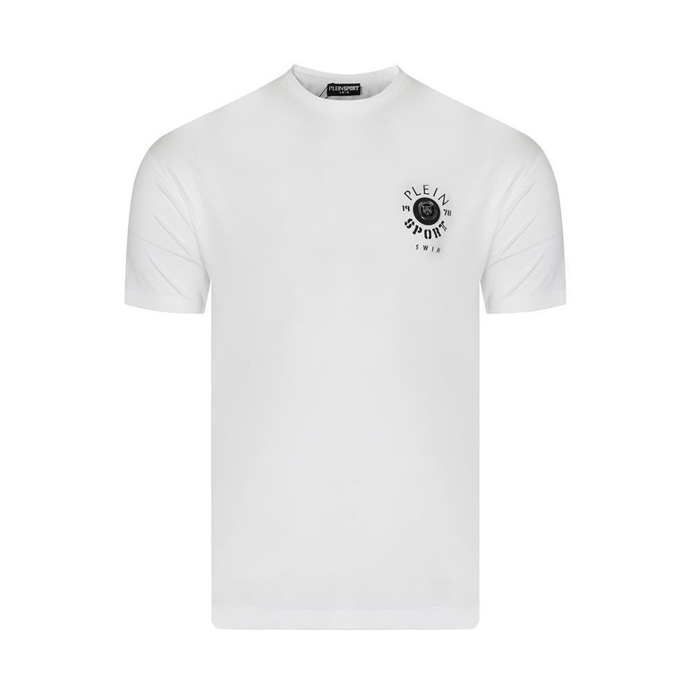 plein sport t-shirt plein sport. bianco - foto 1