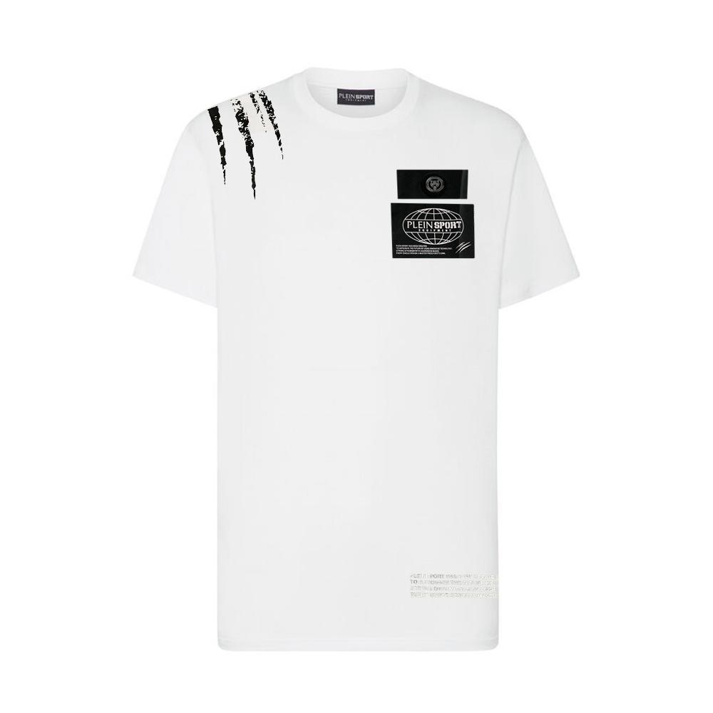 plein sport t-shirt plein sport. bianco - foto 1