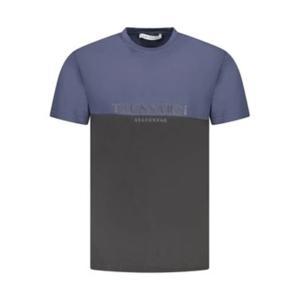 T-shirt trussardi. blu/nero