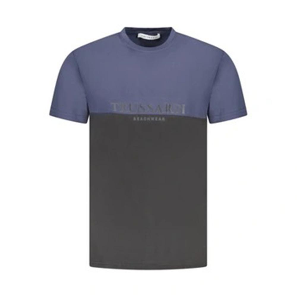 trussardi a t-shirt trussardi. blu/nero - foto 1