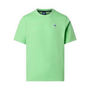 T-shirt . verde mela