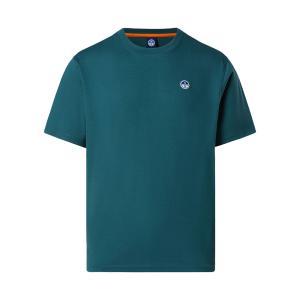 T-shirt . petrolio
