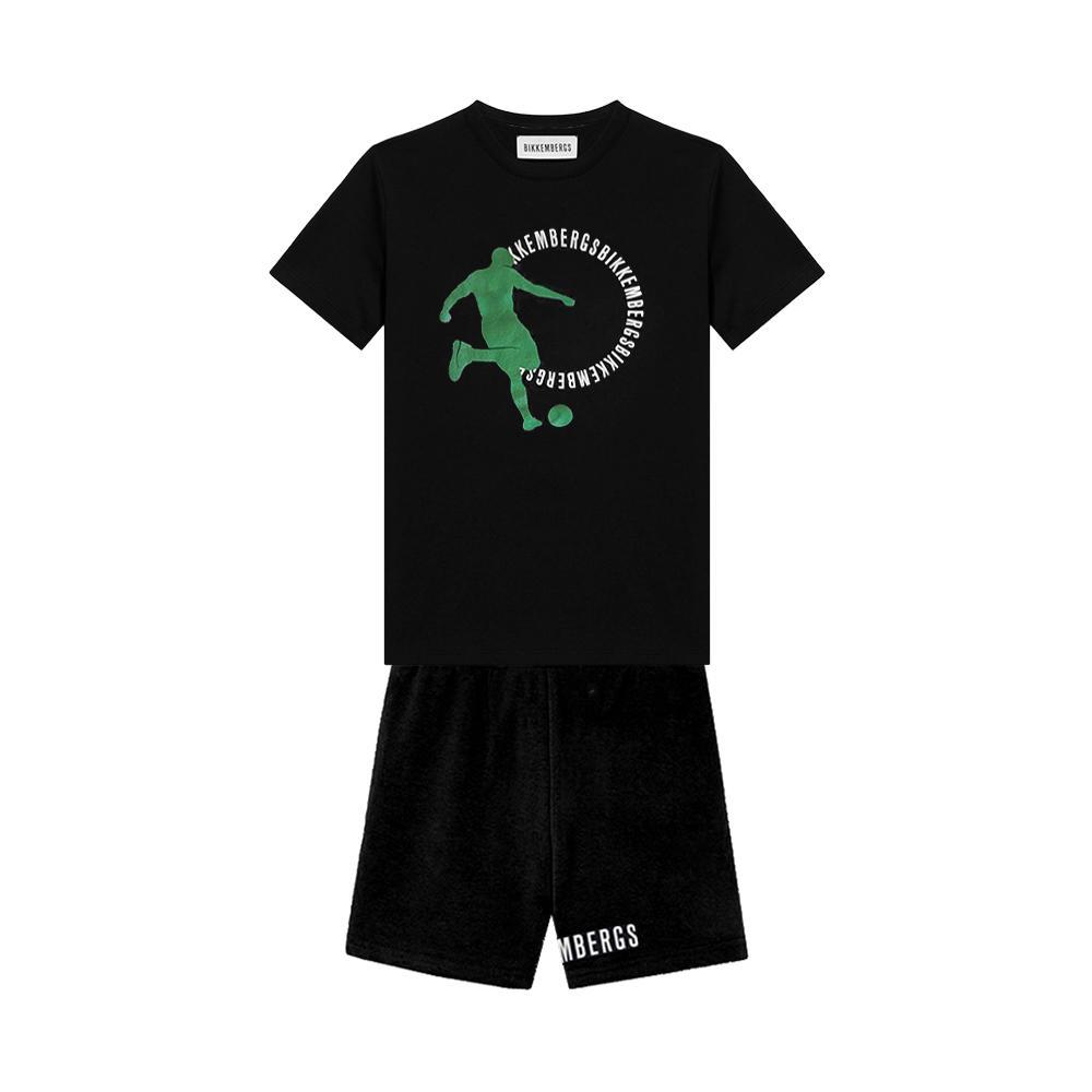 bikkembergs completo bikkembergs. nero/verde - foto 1