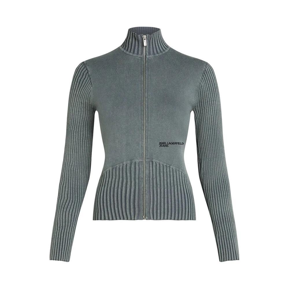 karl lagerfeld a maglia karl lagerfeld. grigio - foto 1