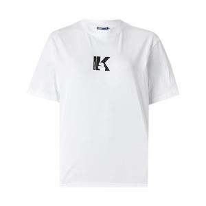 T-shirt karl lagerfeld. bianco