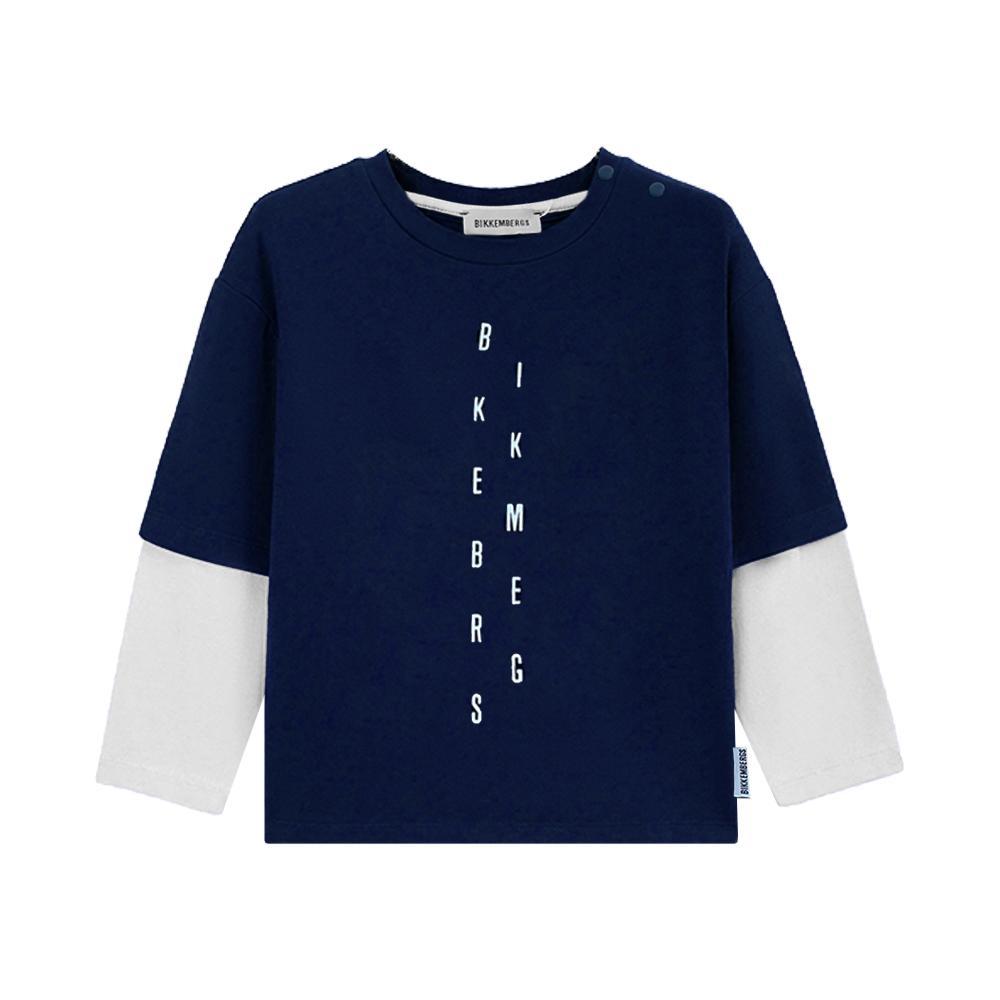 bikkembergs t-shirt bikkembergs. blu - foto 1