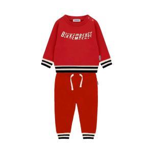 Completo bikkembergs. rosso