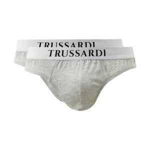 Slip trussardi. grigio