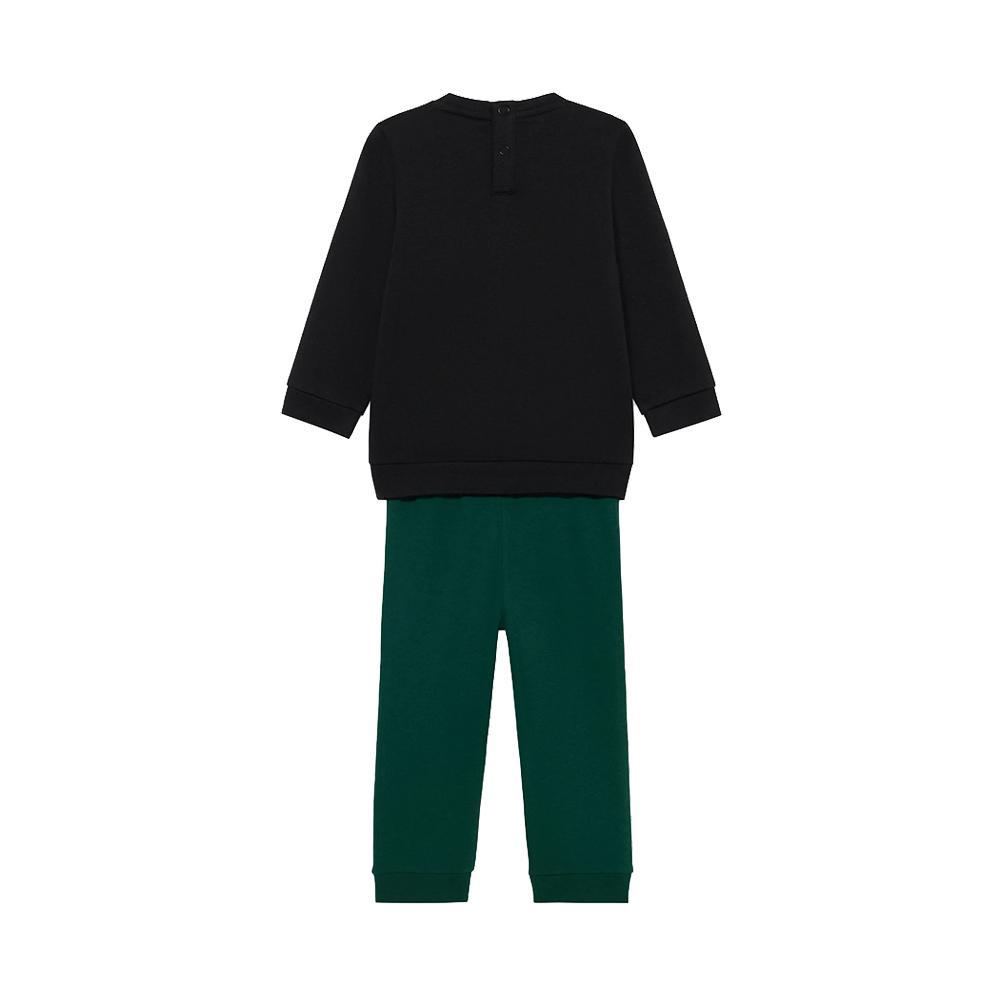 champion tuta champion. nero/verde - foto 2