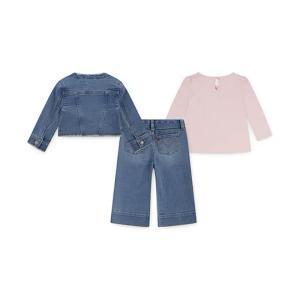 Completo levi's. rosa/denim