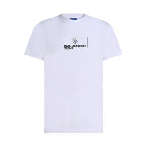 T-shirt karl lagerfeld. bianco