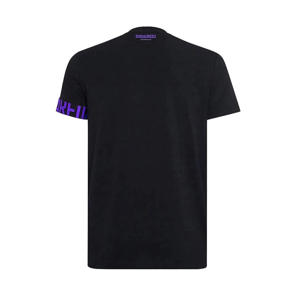 dsquared t-shirt dsquared. nero/viola - foto 2