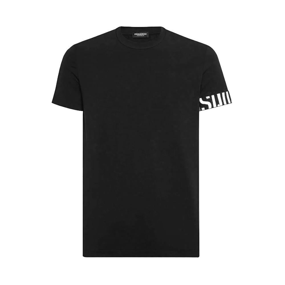 dsquared t-shirt dsquared. nero/bianco - foto 2