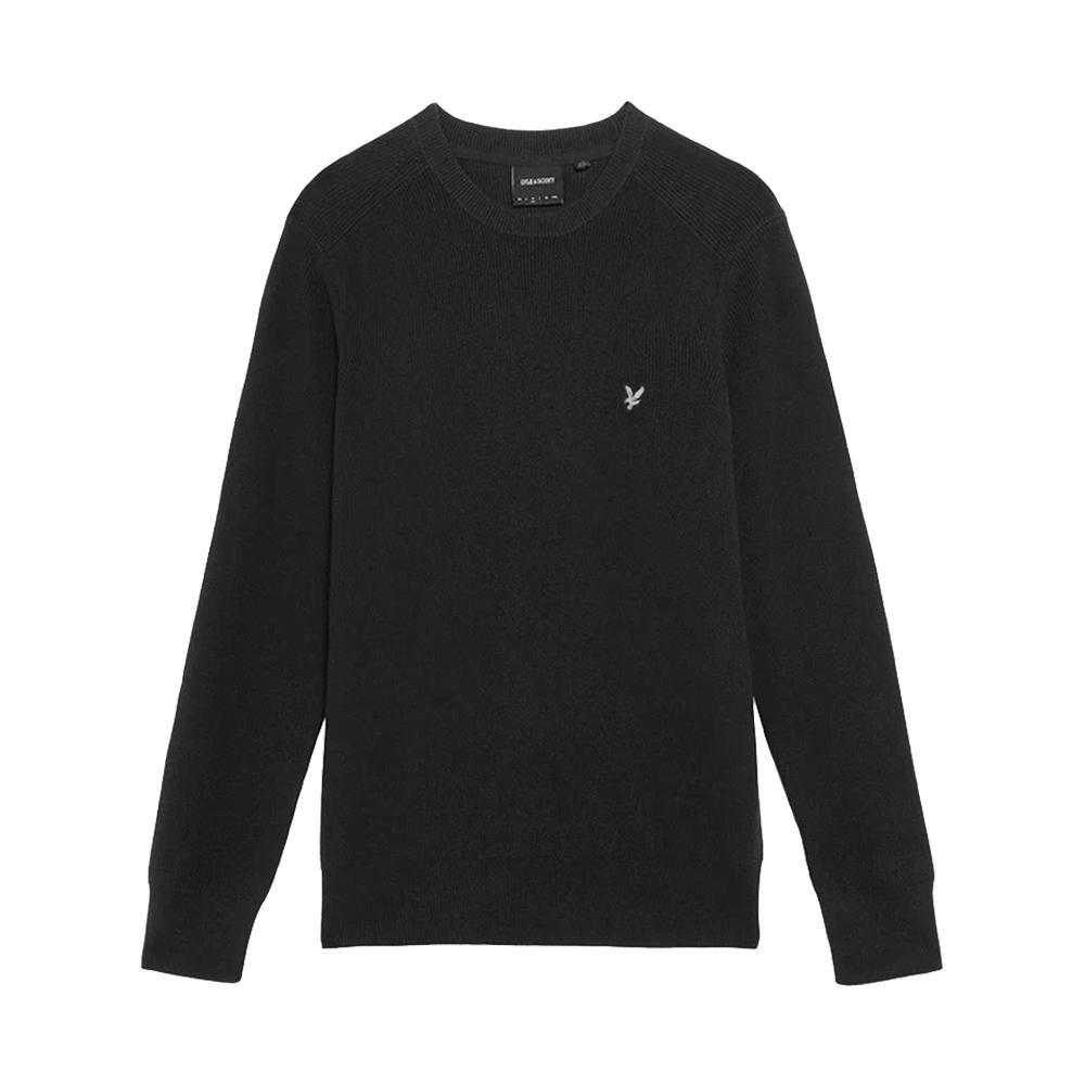 lyle&scott maglia lyle & scott. nero - foto 1