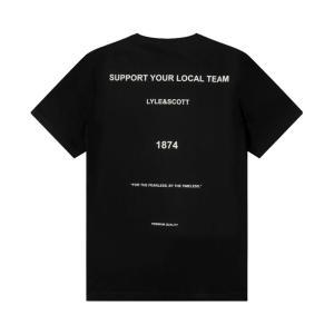T-shirt lyle & scott. nero