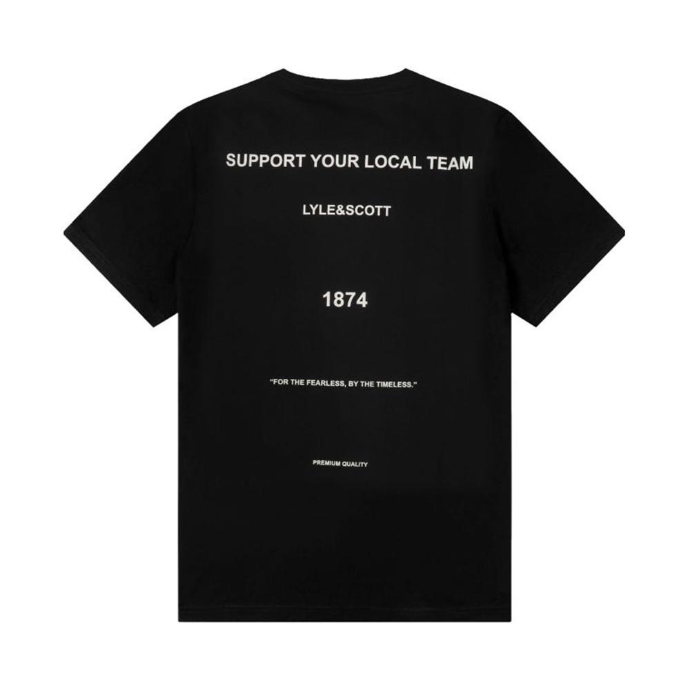 lyle&scott t-shirt lyle & scott. nero - foto 2